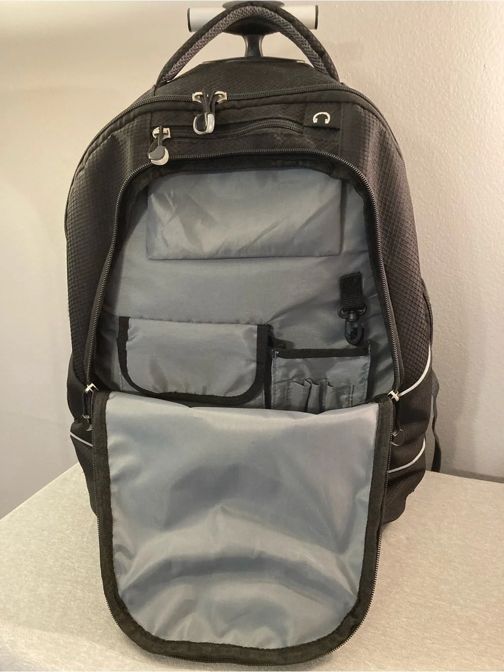 High Sierra Wheeled Backpack In Black